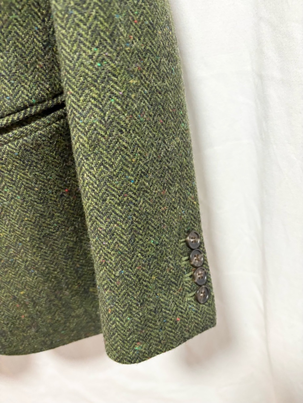 J. Crew Parke Green herringbone Tailored wool Blazer - Picture 5 of 11
